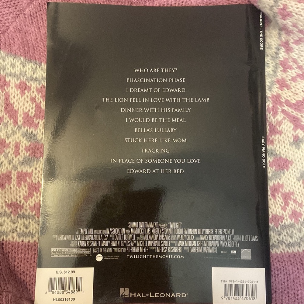Twilight the score book - Picture 3 of 6